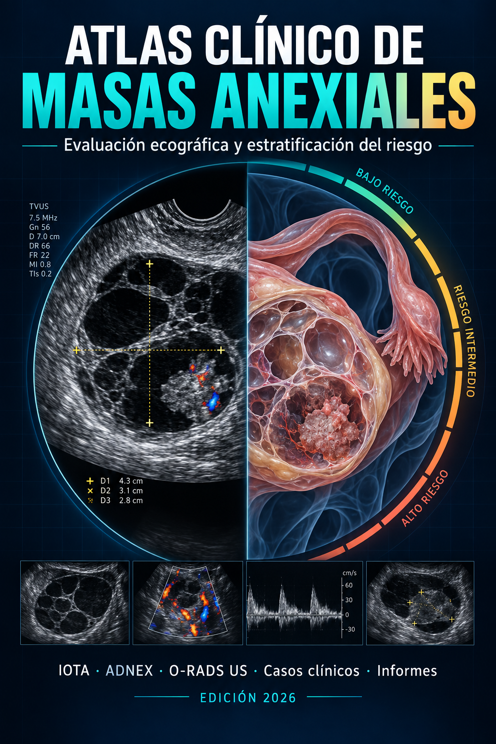 Portada completa del Atlas Clínico de Masas Anexiales